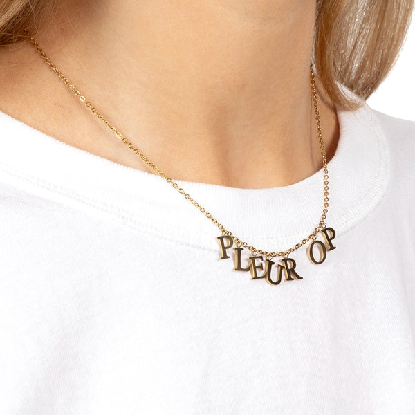 Pleur op ketting