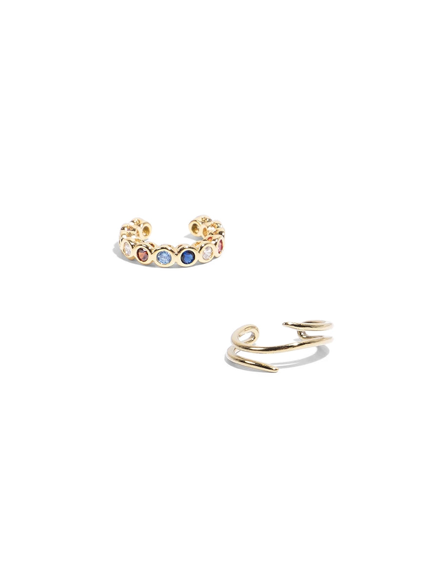 Earcuff basic + rainbow bundel