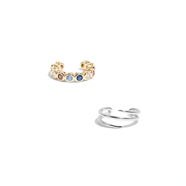 Earcuff basic + rainbow bundel