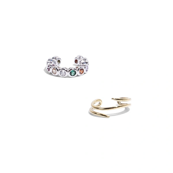 Earcuff basic + rainbow bundel