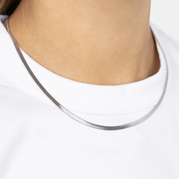 Platte schakelketting