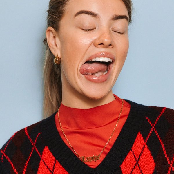 Halve maan oorbellen mini