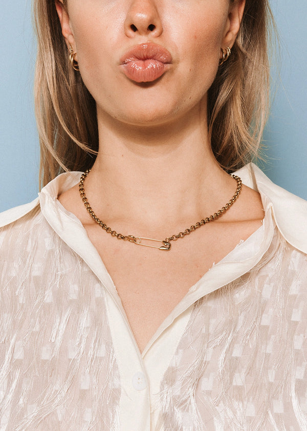 Veiligheidsspeld ketting