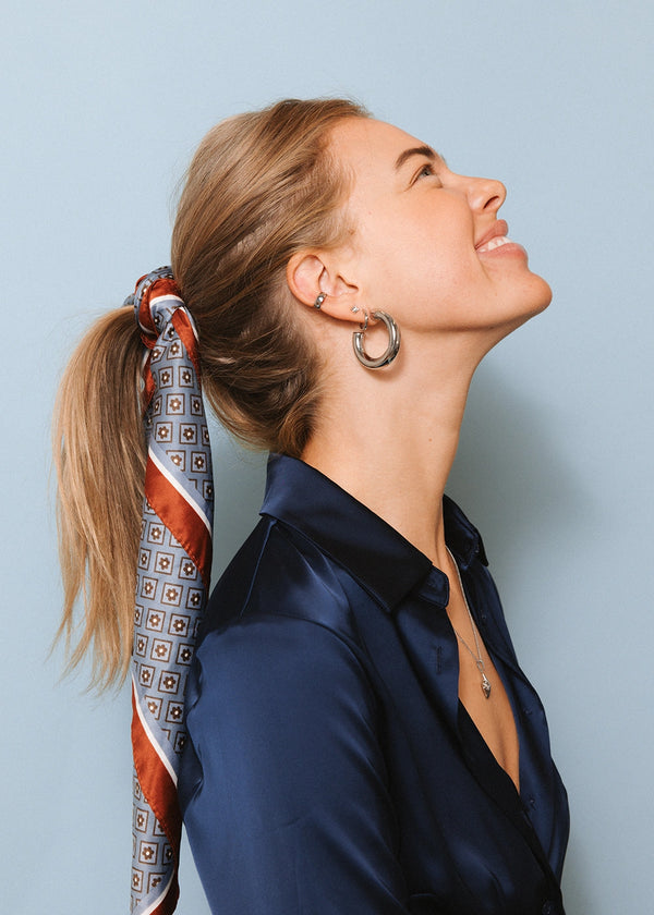 Open oorringen medium