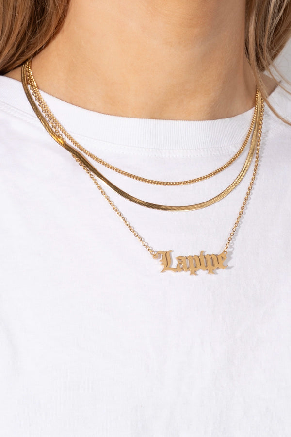 Platte schakelketting