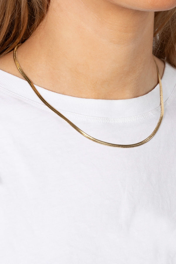 Platte schakelketting