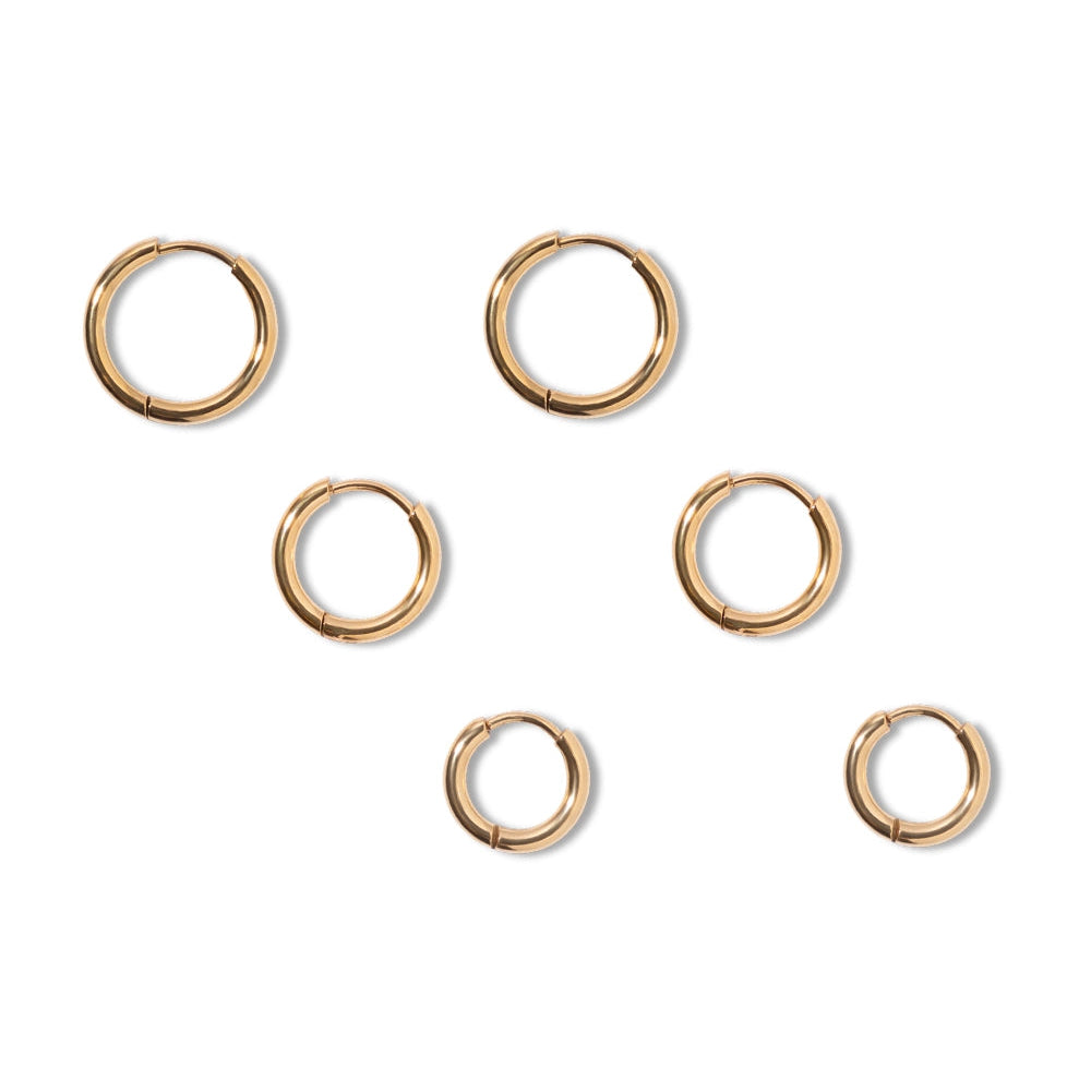 Basic oorringen set bundel