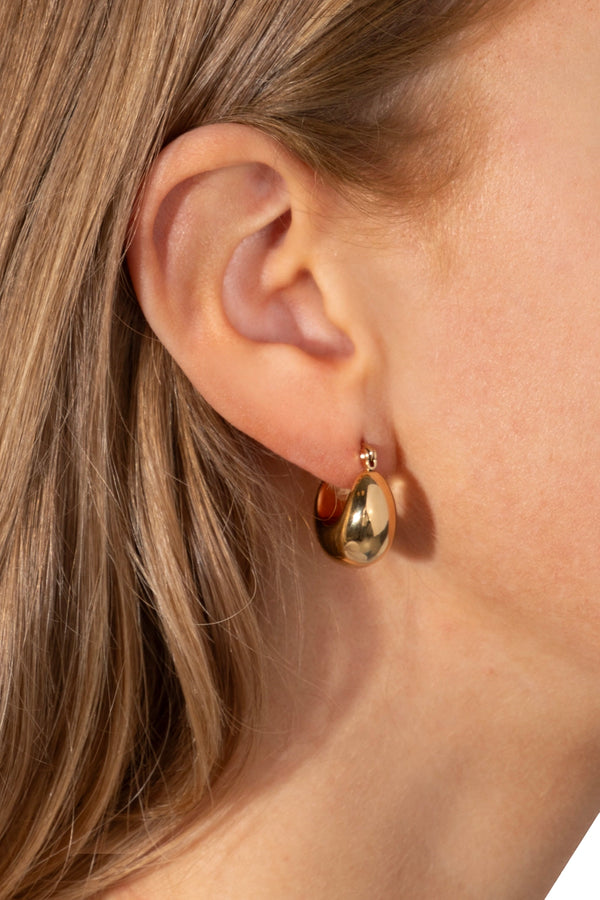 Halve maan oorbellen mini