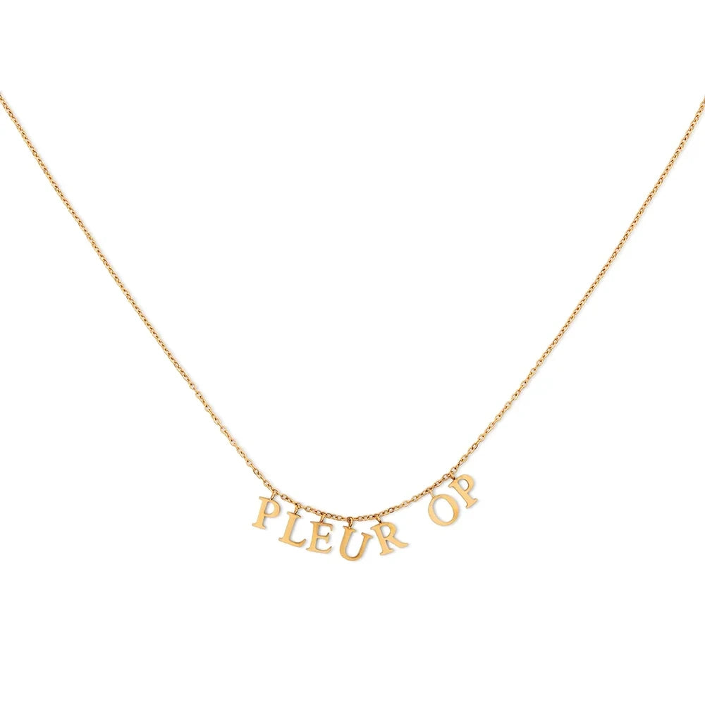 Pleur op ketting